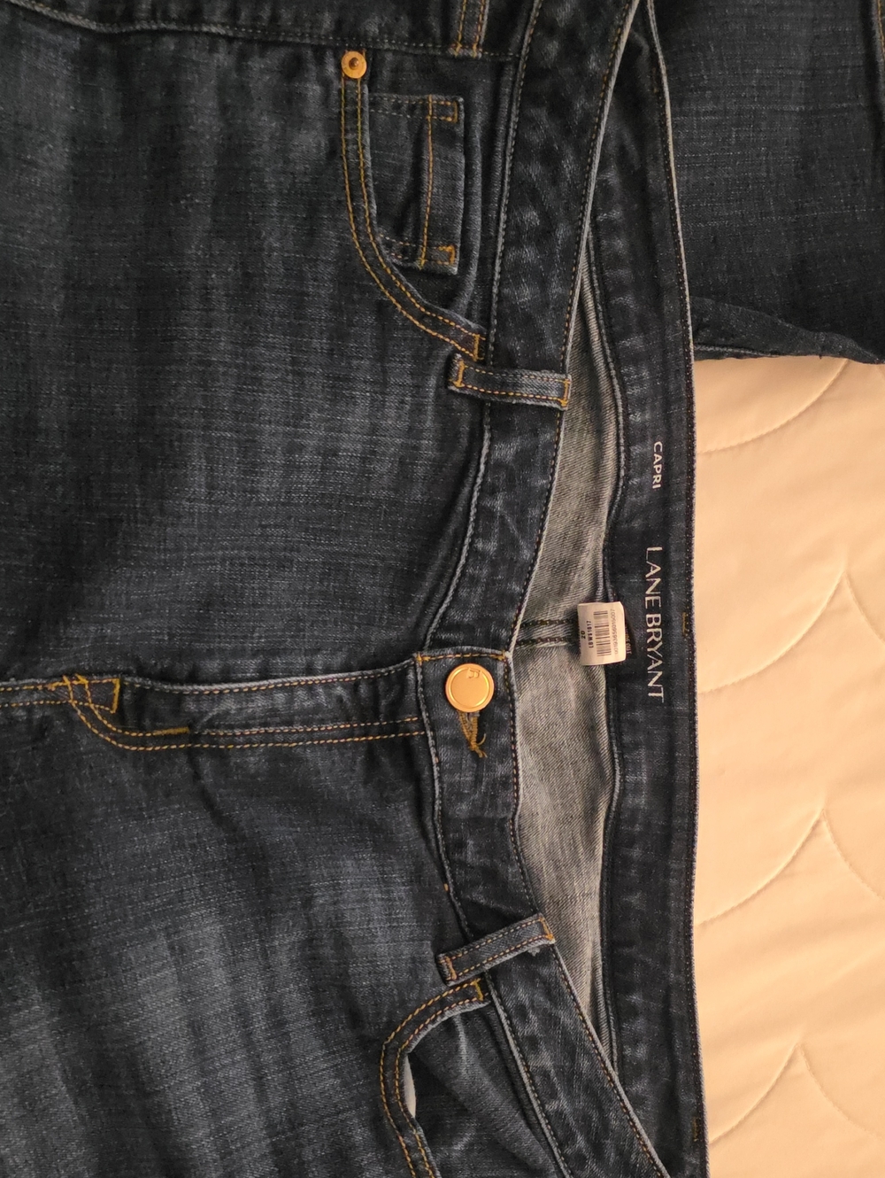 Lane Bryant Dark Indigo Capri Jeans Sz 20